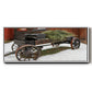 Country Store Wagon - Floater Framed Canvas Print