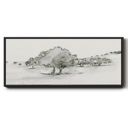 Scenic Scribble II - Floater Framed Canvas Print