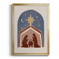 Boho Nativity I - Modern Framed Canvas Print