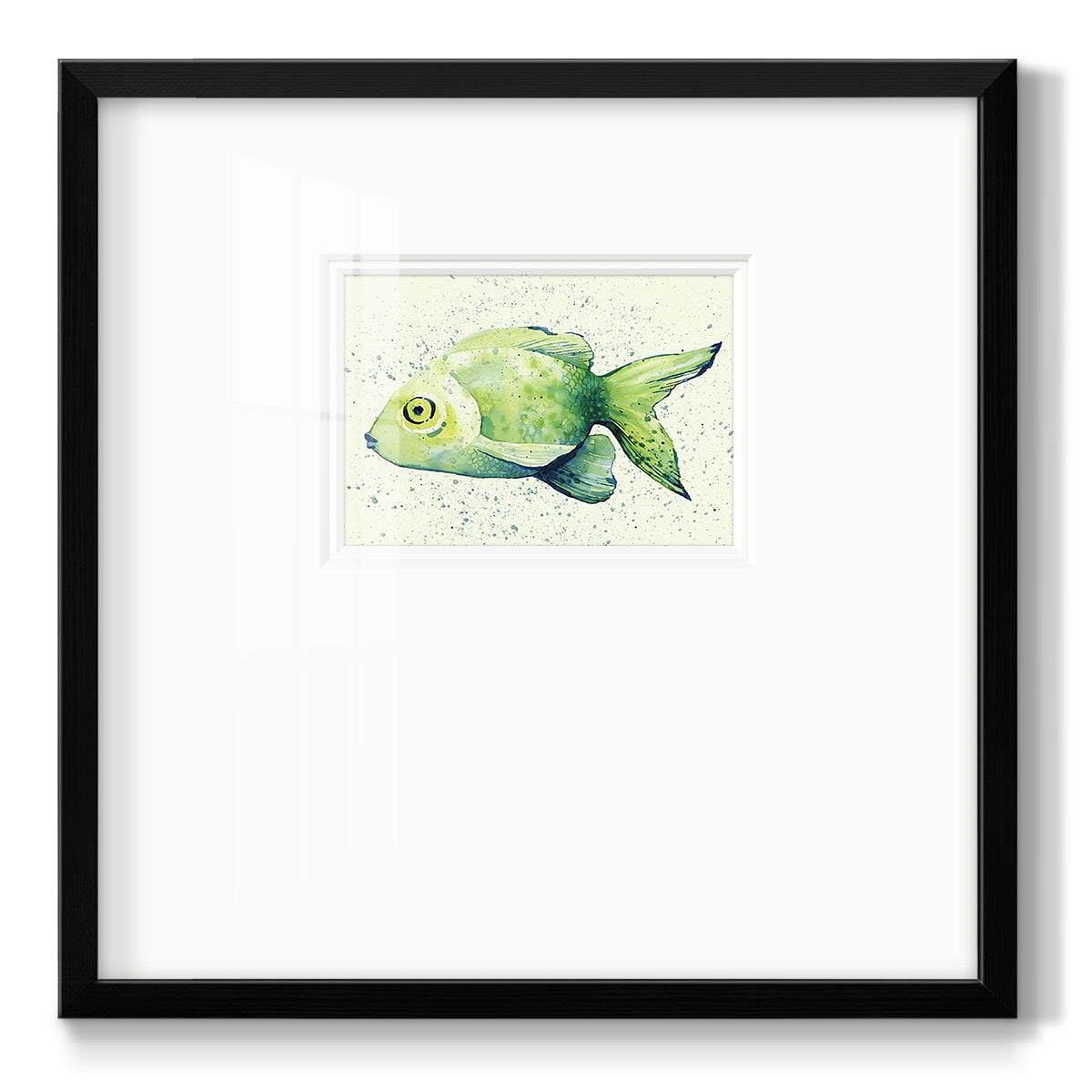 Speckled Freshwater Fish I - Double Matboard Framed Print