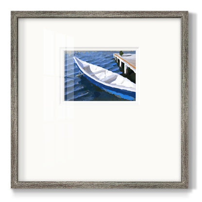 Colorful Rowboat IV Premium Framed Print Double Matboard