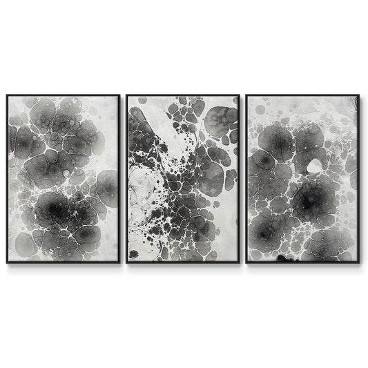 Marbling I - Floater Framed Canvas Set