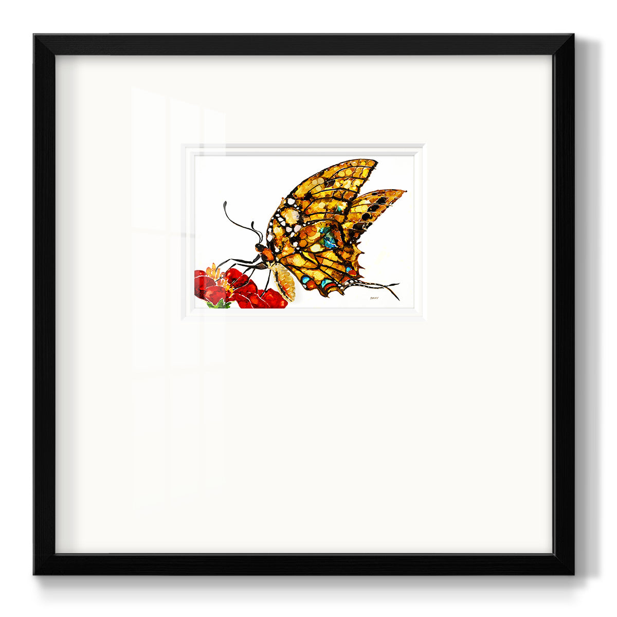 Wings II - Double Matboard Framed Print