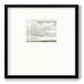 Gray Stone Sky III - Double Matboard Framed Print