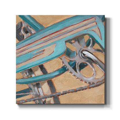 Retro Cycle III - Canvas Art Print