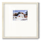 Winter Barn IV - Double Matboard Framed Print