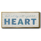 Grateful Heart - Floater Framed Canvas Print