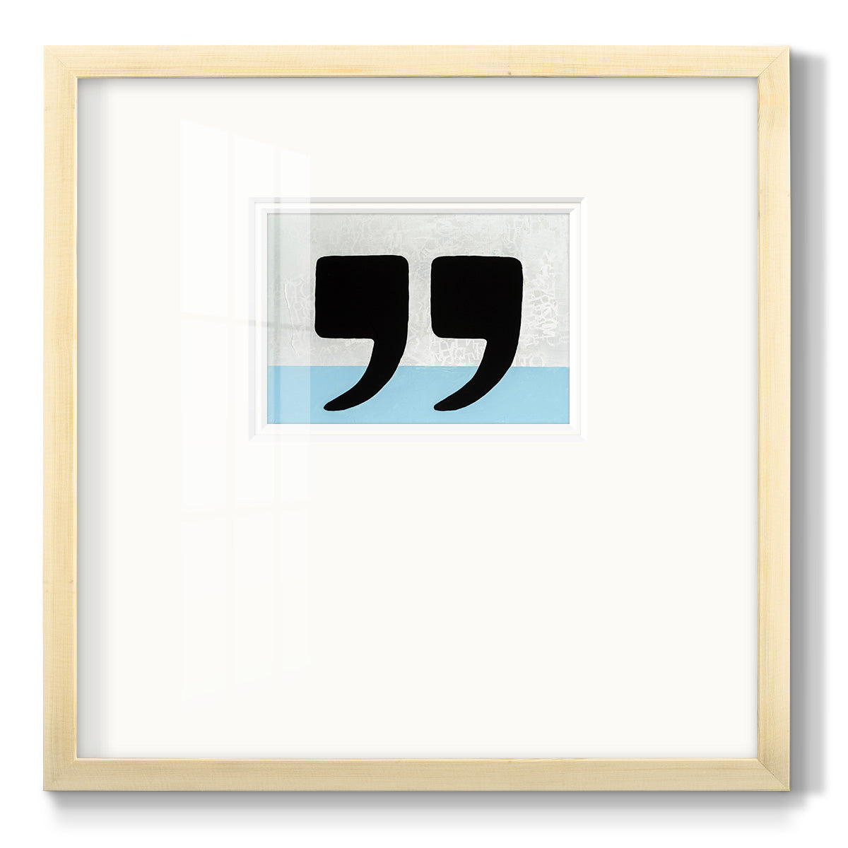 He said She said - Double Matboard Framed Print