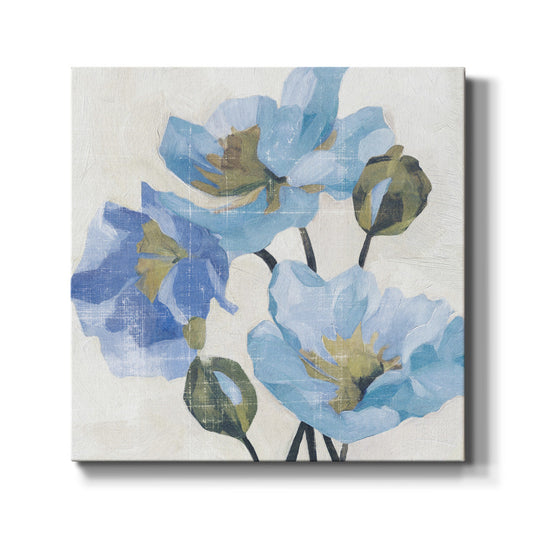 Azure Peony II - Canvas Art Print