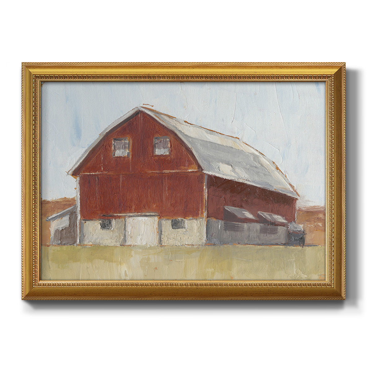 Rustic Red Barn II Premium Framed Canvas- Ready to Hang