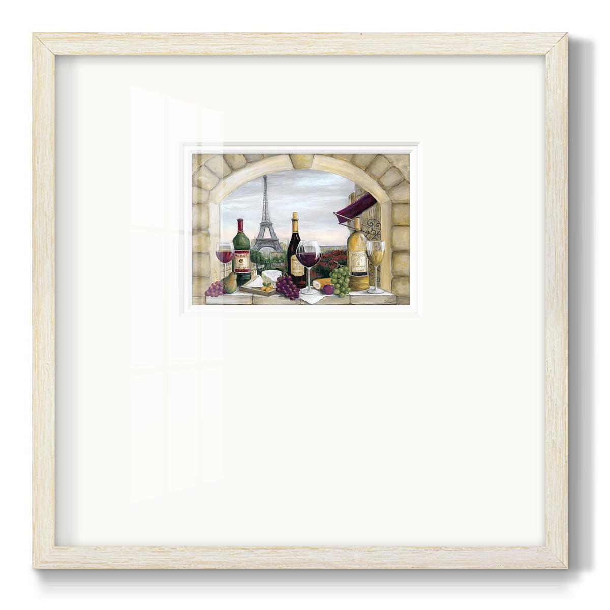 Paris Delight Premium Framed Print Double Matboard