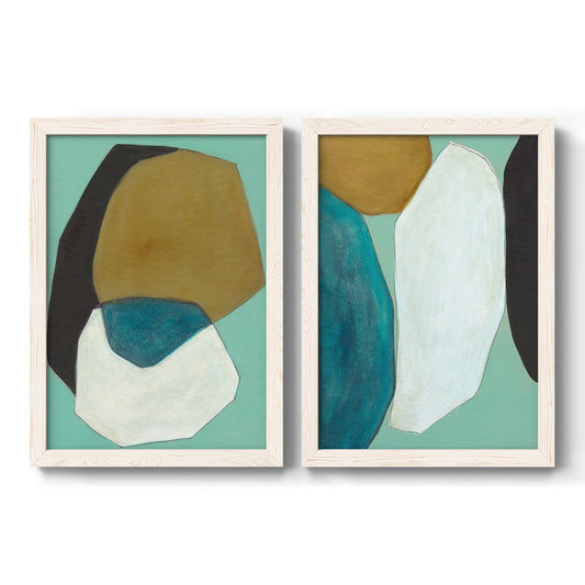 Boulder I - Premium Framed Canvas 2 Piece Set - Ready to Hang