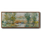 Trees on the Creek II - Floater Framed Canvas Print