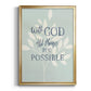 All Things - Modern Framed Canvas Print