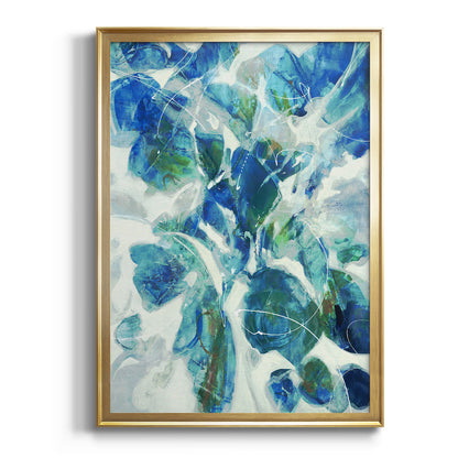 Winding Road - Modern Framed Canvas Print