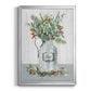 Farmhouse Christmas Noel - Modern Framed Canvas Print