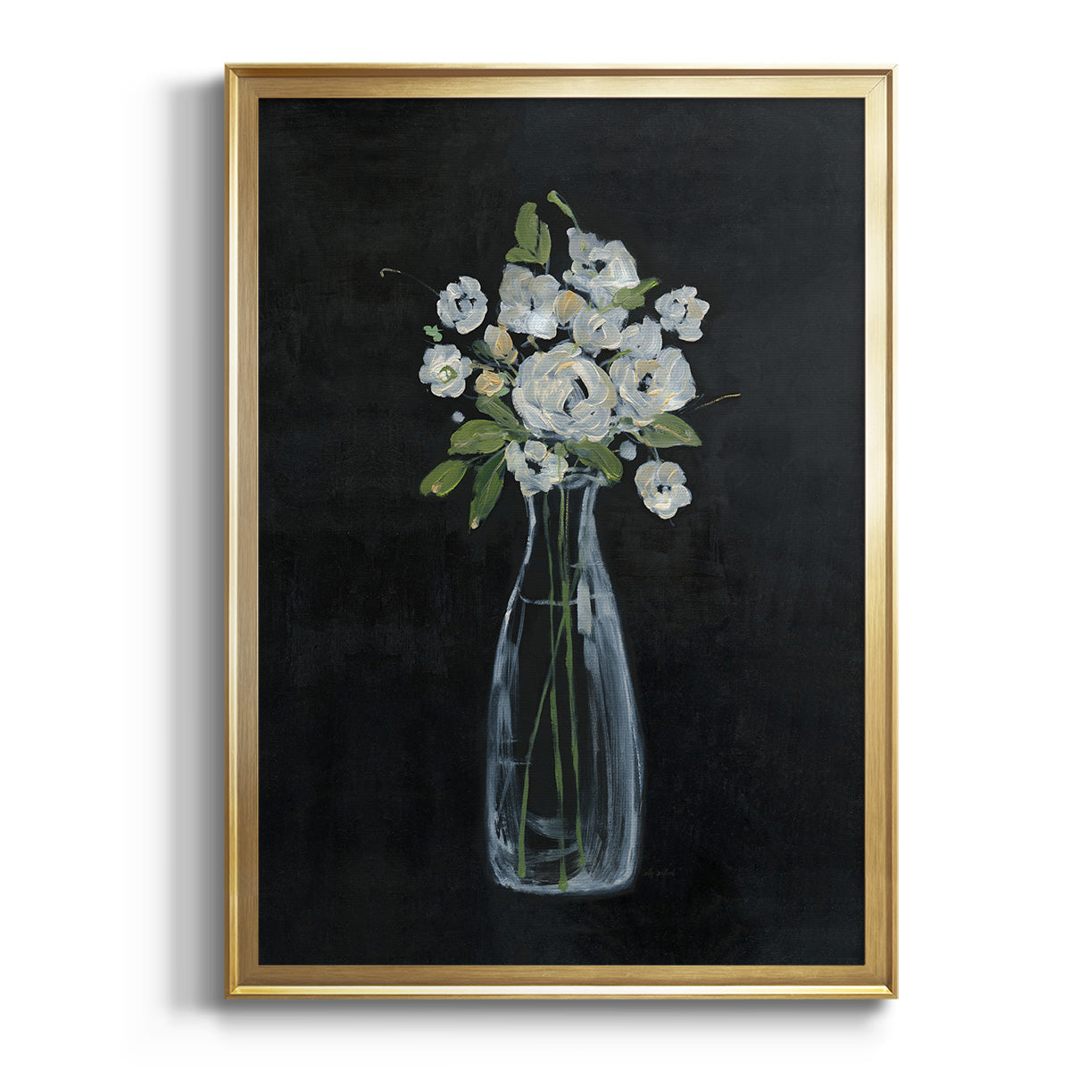 Sophisticated Farm Floral II - Modern Framed Canvas Print
