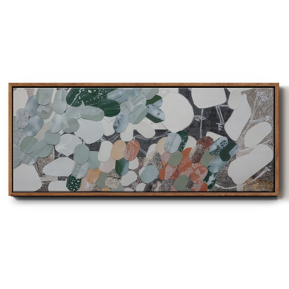 Antelope Canyon Run II - Floater Framed Canvas Print