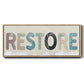 Restore Your Self - Floater Framed Canvas Print