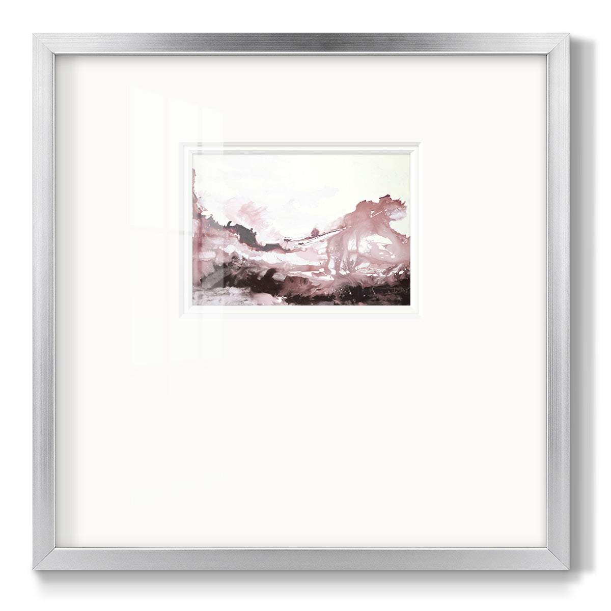 Pink Scenery - Double Matboard Framed Print