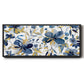 Golden Indigo - Floater Framed Canvas Print