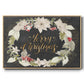 Gilded Christmas Collection A - Floater Framed Canvas Print