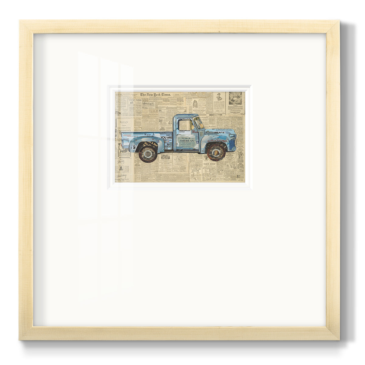 George’s ’53 Ford- Premium Framed Print Double Matboard