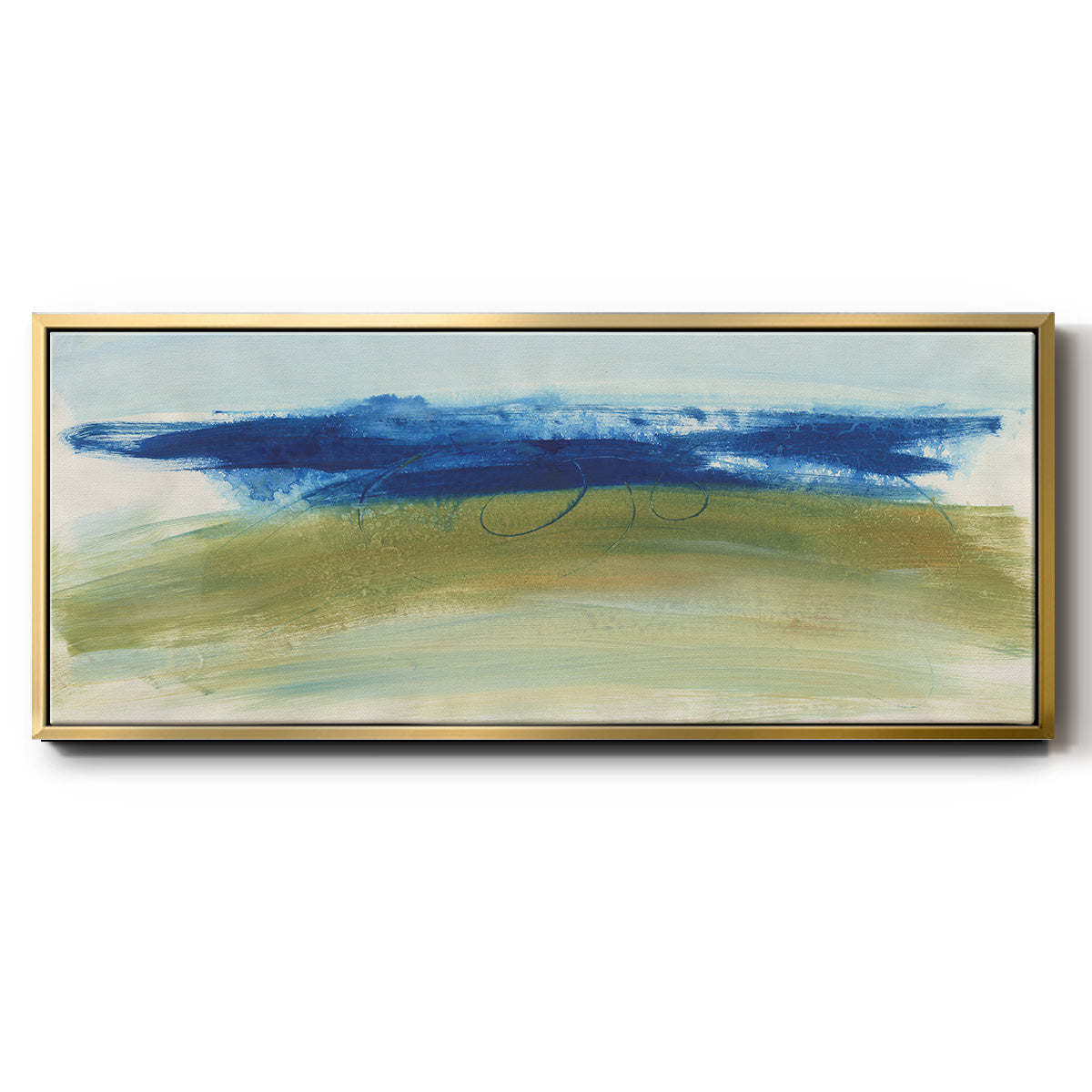 Mirages I - Floater Framed Canvas Print