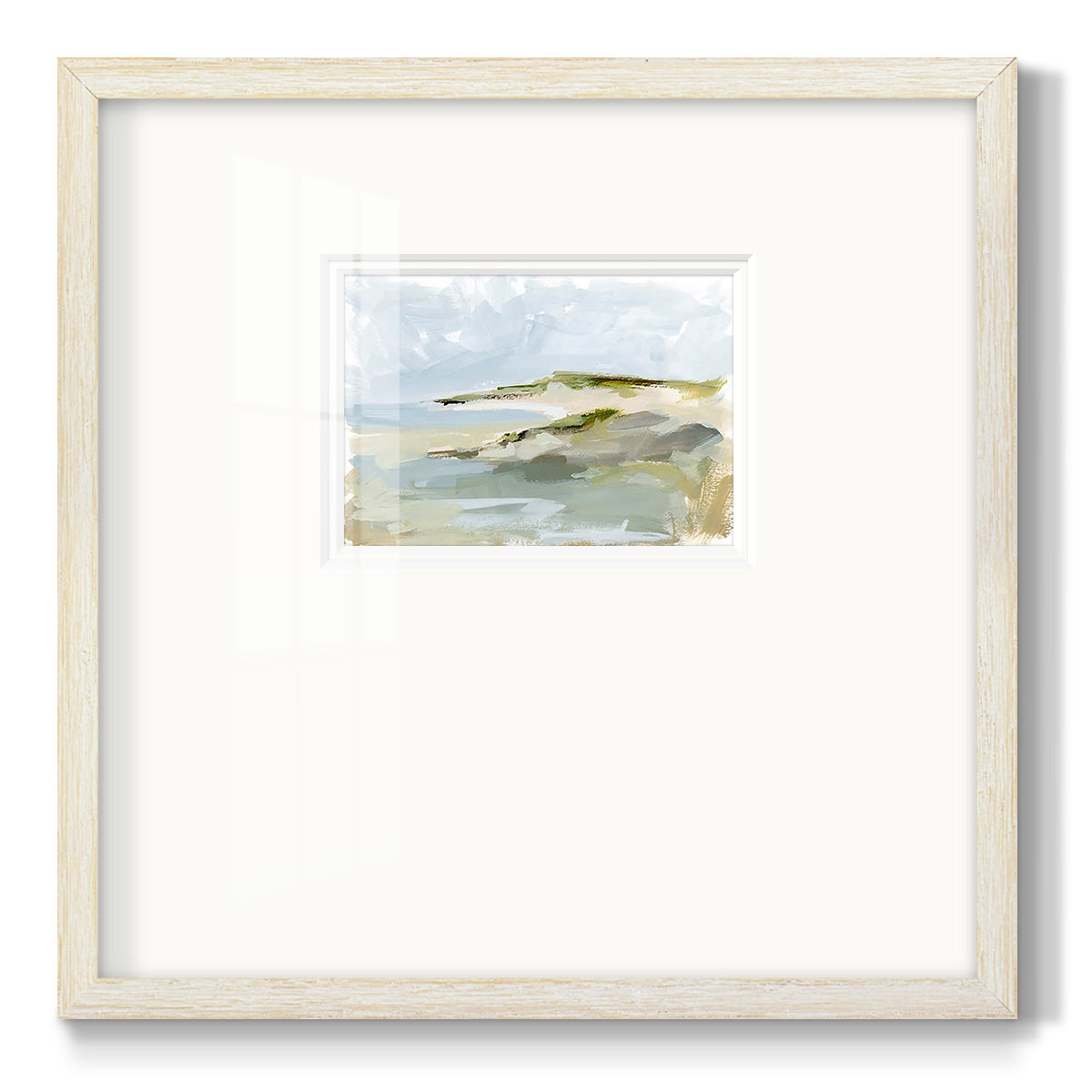 Sea Cove Impression I Premium Framed Print Double Matboard