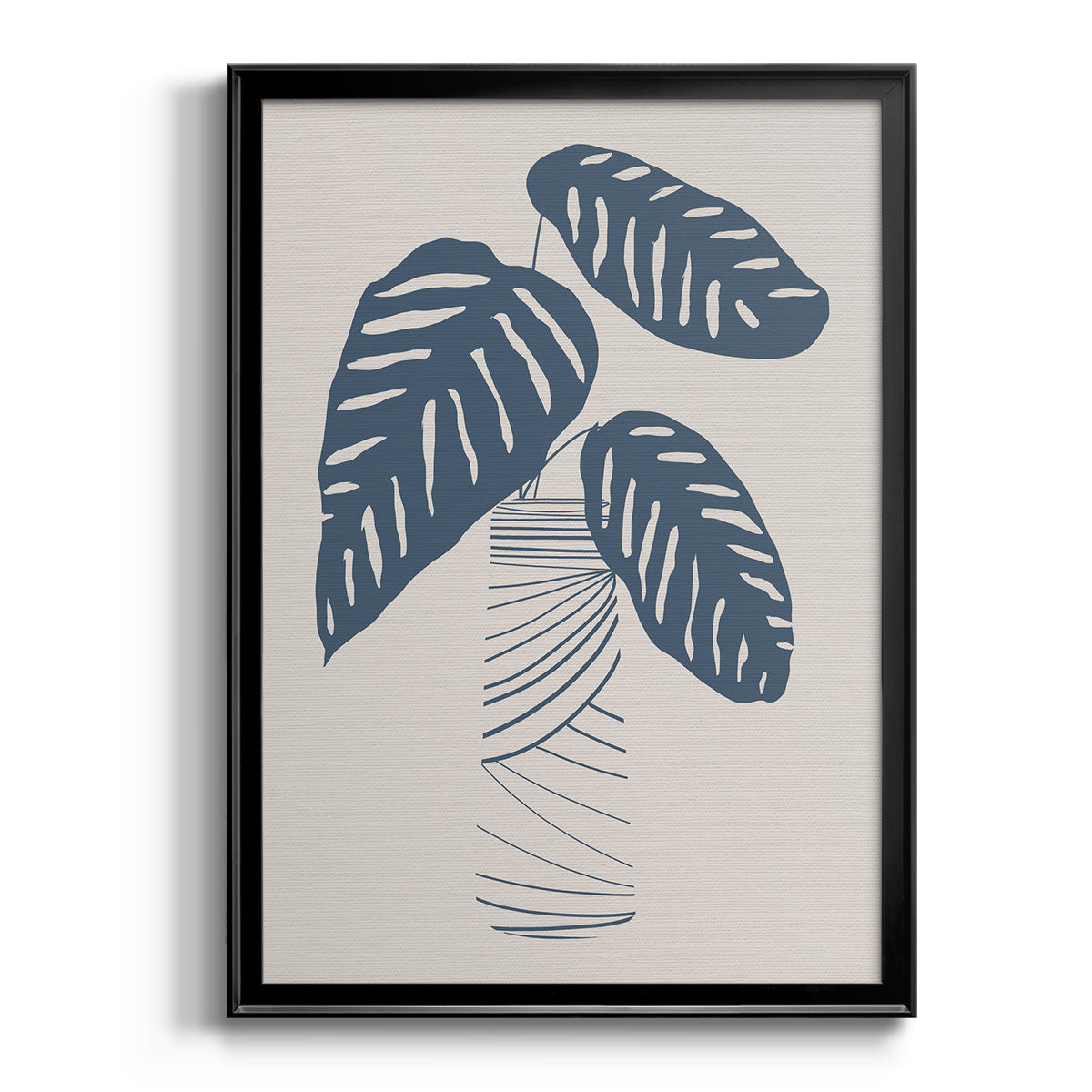 Wired in Monochrome II - Modern Framed Canvas Print