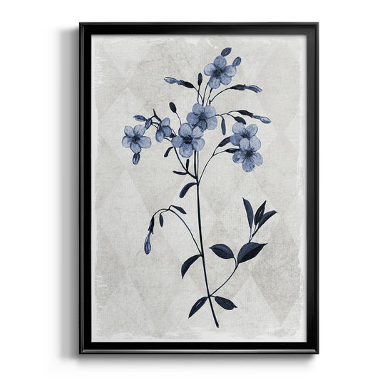 Harlequin Botanical III - Modern Framed Canvas Print