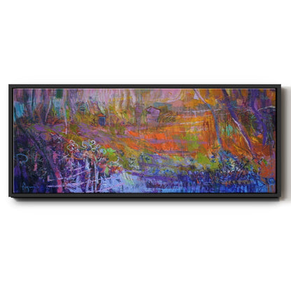 Nocturn in the Secret - Floater Framed Canvas Print