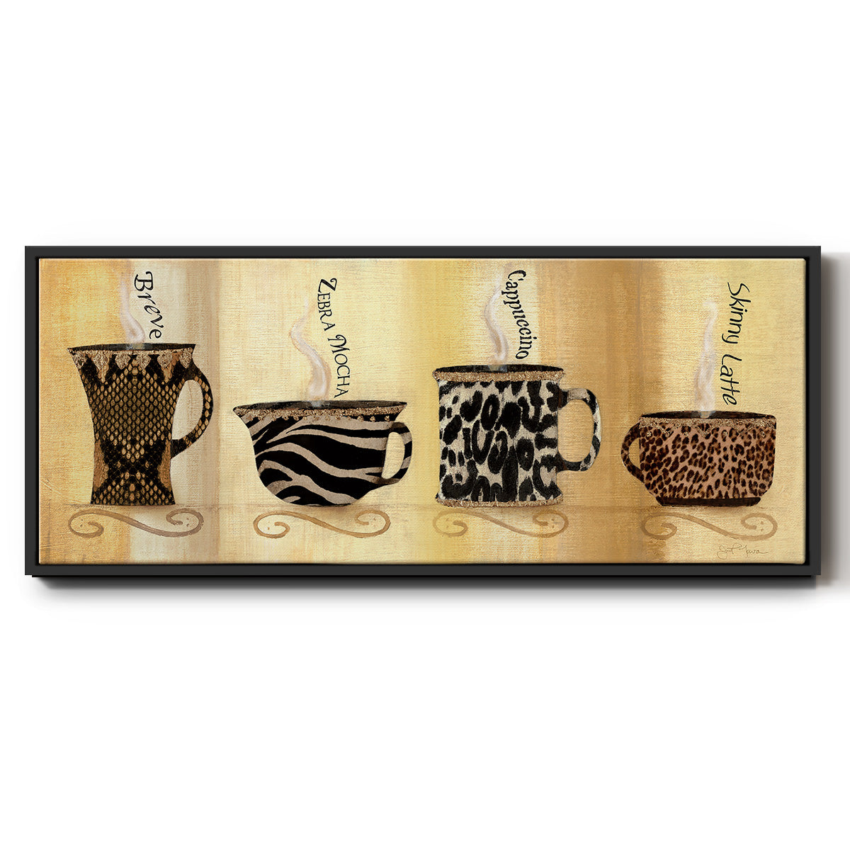 Café Exotica II - Floater Framed Canvas Print