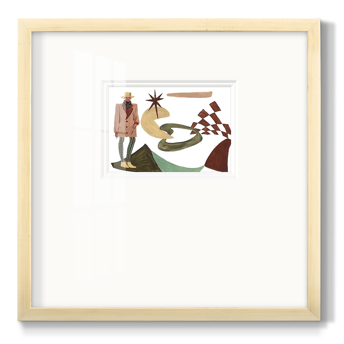 Vintage Vibes IV - Double Matboard Framed Print