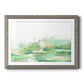 Green Mist Vista II - Barnwood Framed Art Print