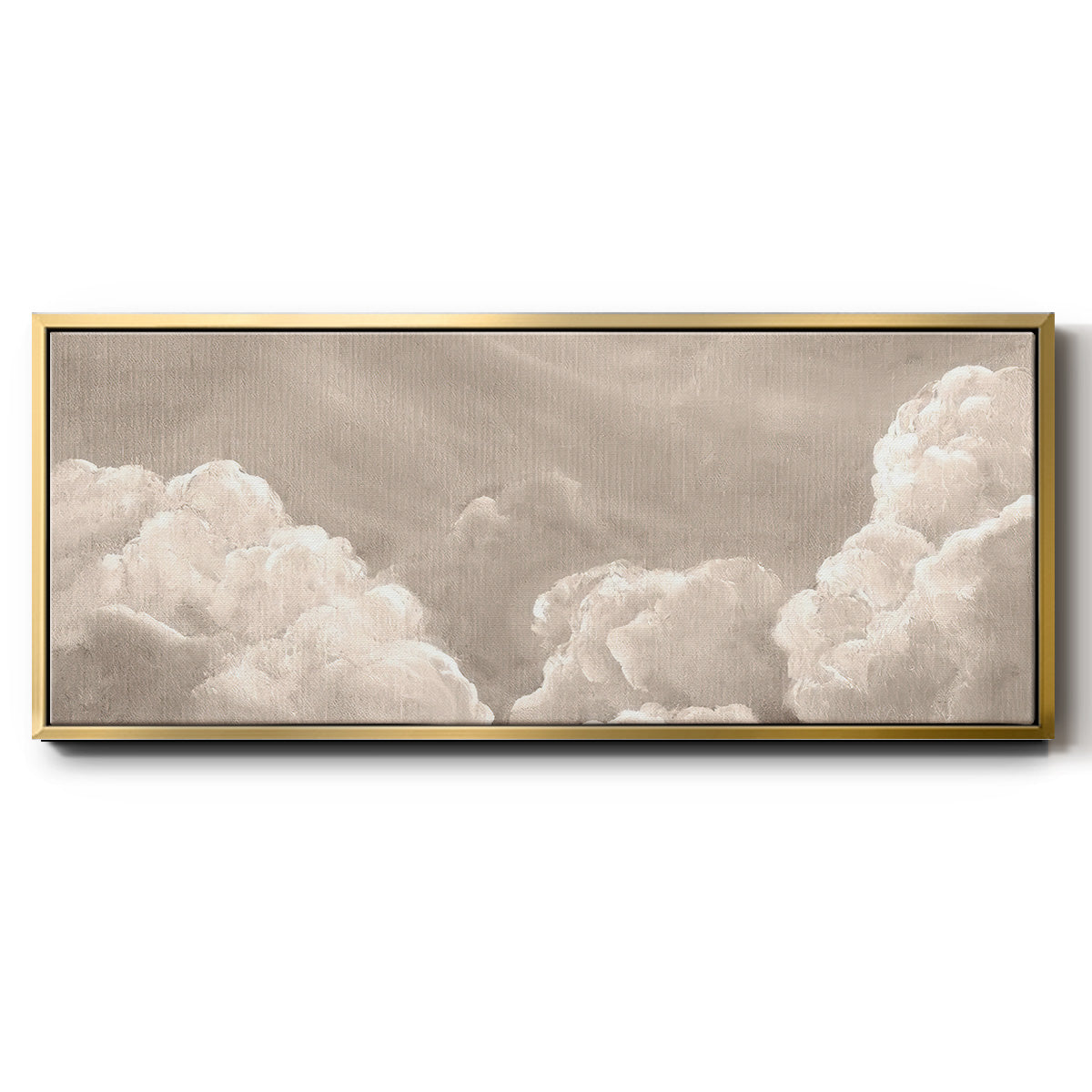 Painted Clouds II - Floater Framed Canvas Print