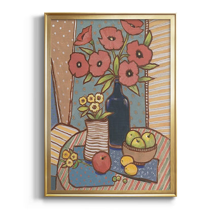 Table Still Life I - Modern Framed Canvas Print