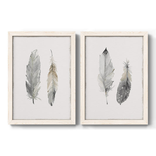 Flight of Fancy I - Barnwood Framed Canvas Set