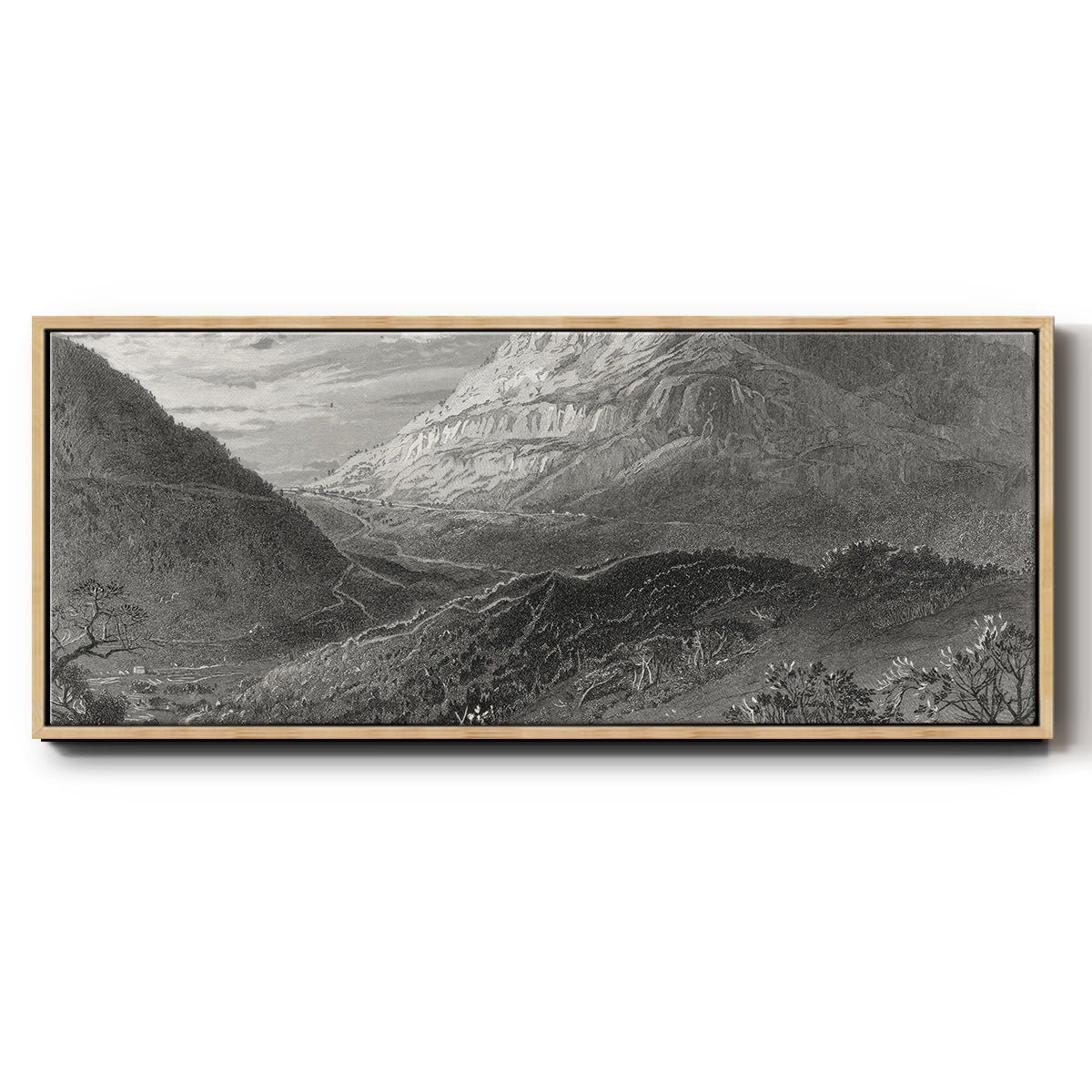 Cumberland Gap - Floater Framed Canvas Print
