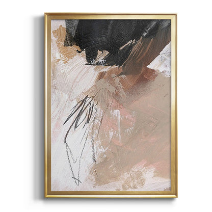 Unbleached Neutrals VI - Modern Framed Canvas Print