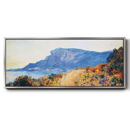 The Red Road at Cap Martin, Near Menton, 1884 - Floater Framed Canvas Print