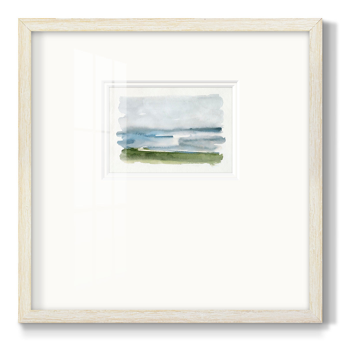 Coastline Splash II Premium Framed Print Double Matboard