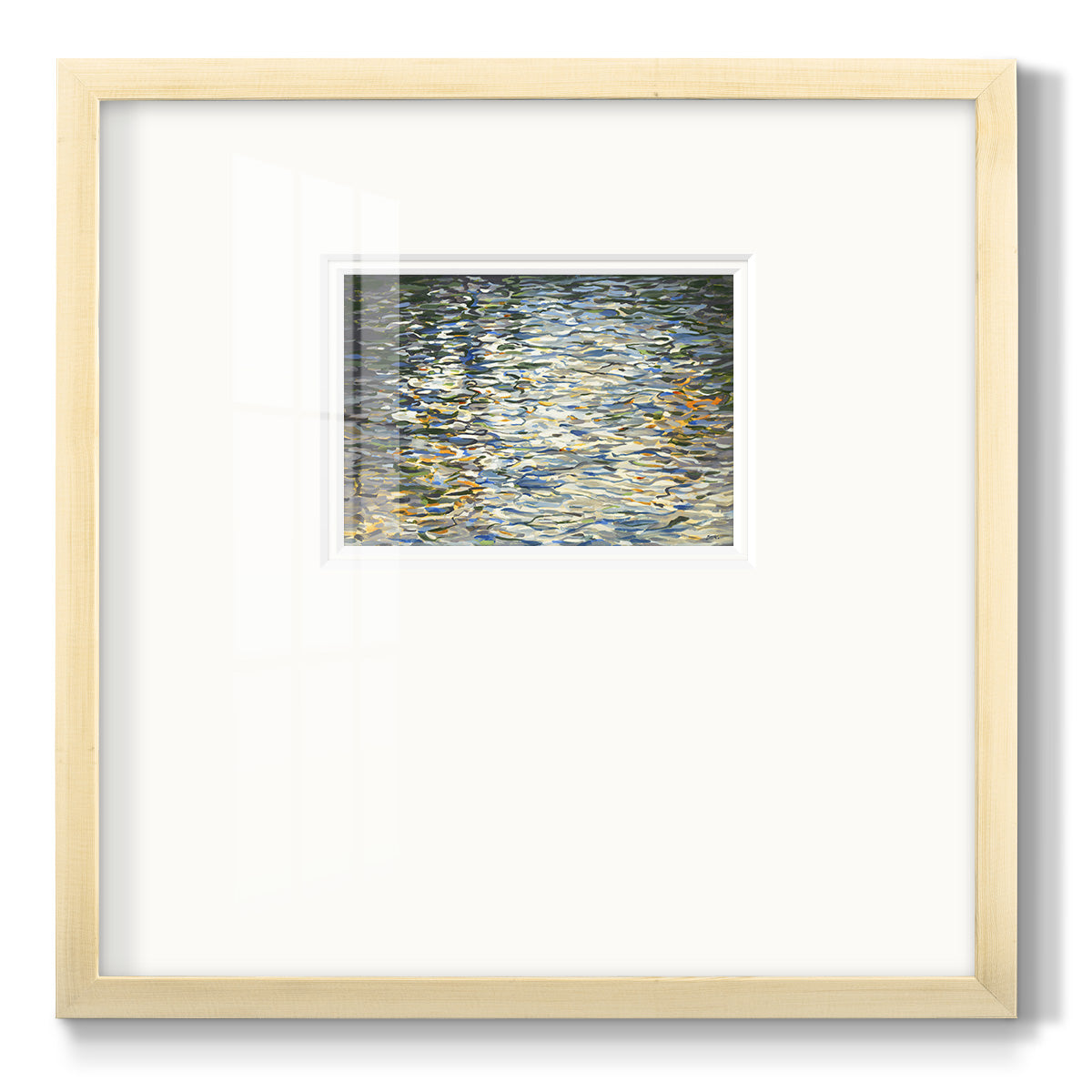 Water Reflections Premium Framed Print Double Matboard