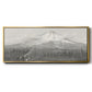 Mount Shasta - Floater Framed Canvas Print