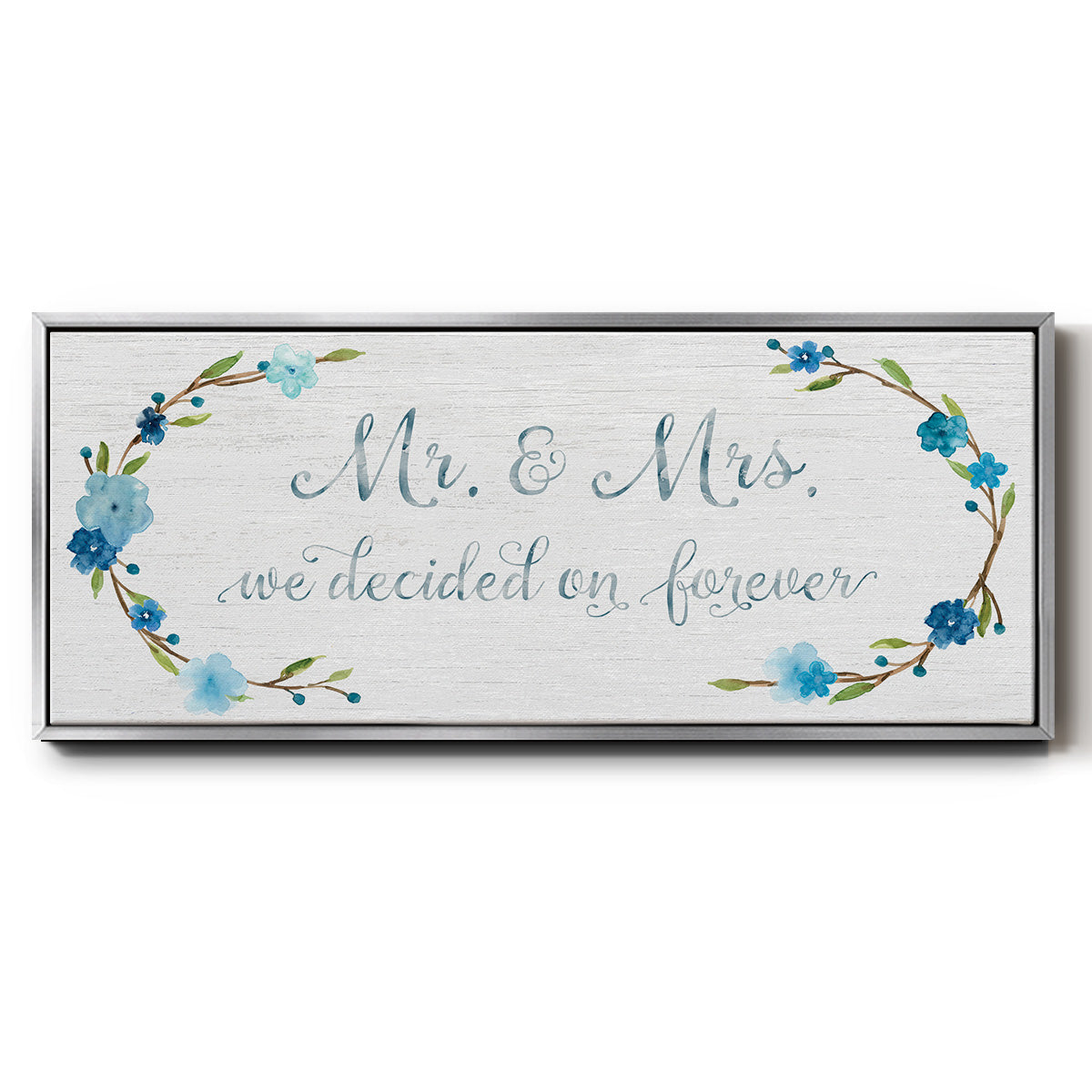 Forever - Floater Framed Canvas Print