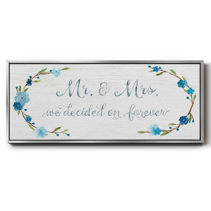 Forever - Floater Framed Canvas Print