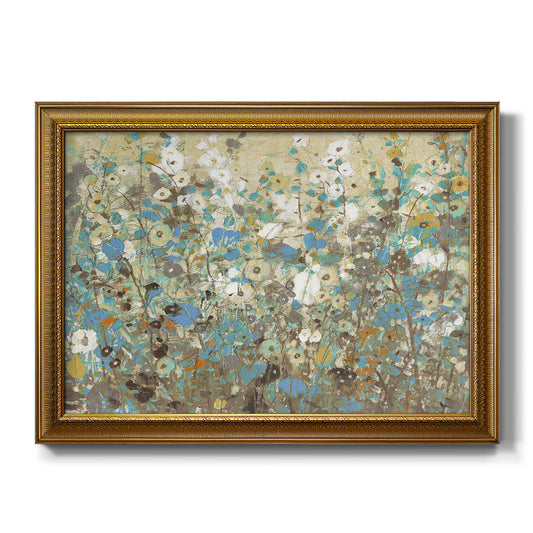 Flowering Vines I - Ornate Framed Canvas Print