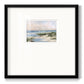 Soft Morning Sea Premium Framed Print Double Matboard