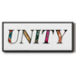 Unity - Floater Framed Canvas Print