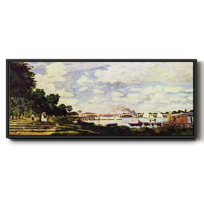 Sailing at Argenteuil - Floater Framed Canvas Print